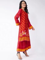 Sindoor Digital Printed Kurta With Full Sleeves