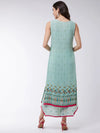 Pastel Printed Sleeveless Kurta