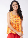 Kasturi Digital Printed Sleeveless Top