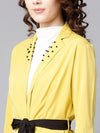 Pearl Studded Open Shrug-ZLSH102YLW-XS