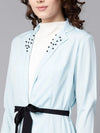 Pearl Studded Open Shrug-ZLSH102YLW-XS