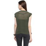 Asymmetric Placket Top