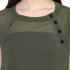 Asymmetric Placket Top