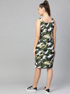 Military Tank Dress-ZL9001GREEN-XS