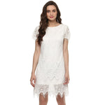 Lace Dress-LAZL8071-XS