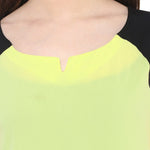 Neon Color Block Top