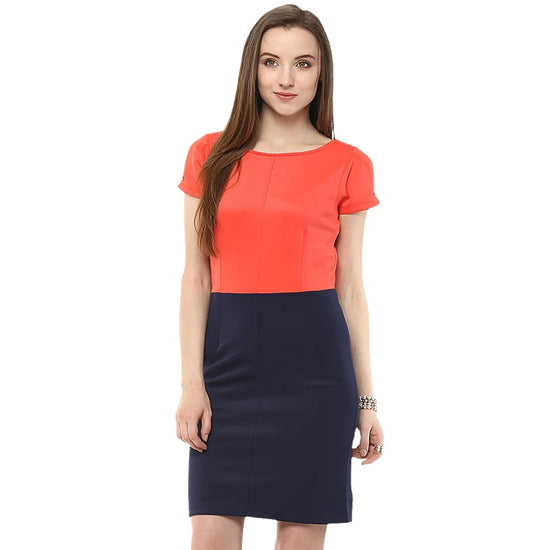 Bodycon Color-Block Dress