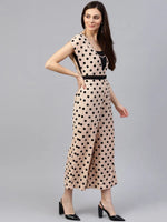 Polka Printed Jumpsuit