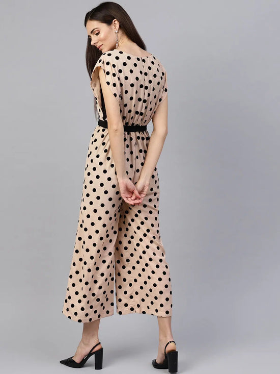 Polka Printed Jumpsuit