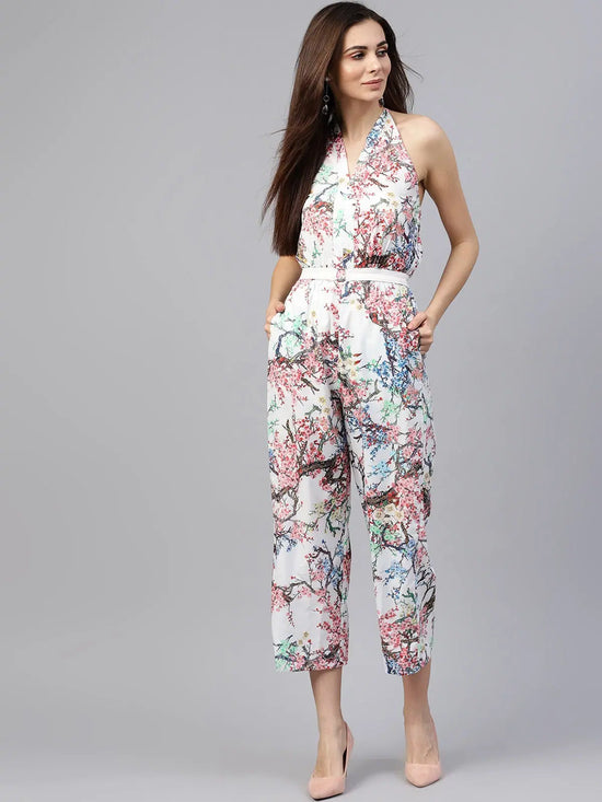 Tropical Printed Jumpsuit