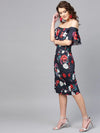 Floral Scuba Dress