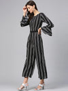 Vertical Stripes Monocromatic Jumpsuit