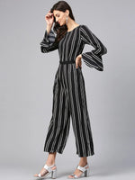 Vertical Stripes Monocromatic Jumpsuit