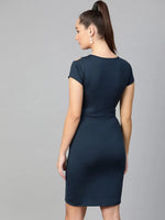 Bodycon Dress With Shoulder Cut