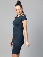 Bodycon Dress With Shoulder Cut