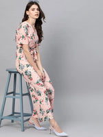 Pastel Floral Printed Jumpsuit