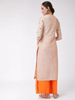 Embroidered Straight Fit Pastel Semi-Festive Kurta