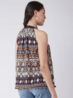 Ikat Tassel Top