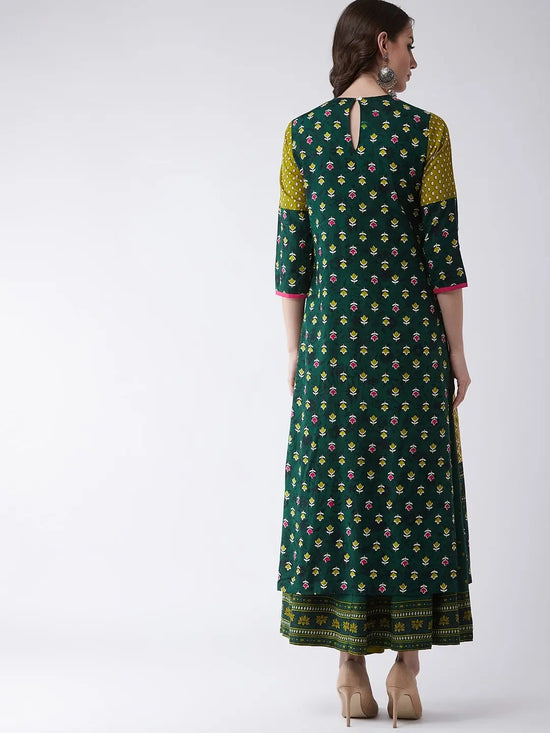 Mughal Straight Kurta With Crew Neck-PK4321-S