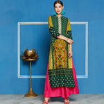 Mughal Straight Kurta With Crew Neck-PK4321-S