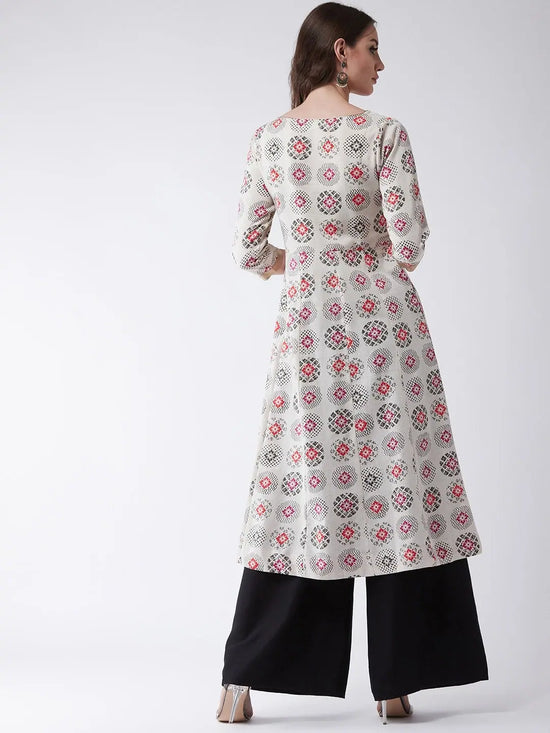 Embroidered Flared Kurta