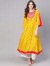 Embroidered Flamingo Kurta-PK4368-S