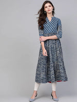 Indigo Long Kurta