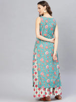 Printed Sleeveless Kurta With Palazzo