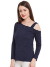 Pannkh Women's One-Shoulder Top