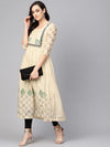 Block Printed Flared Kurta