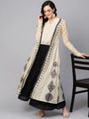 Printed Fake Jacket Kurta