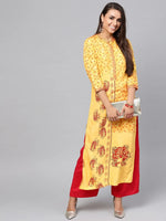 Tribal Print Straight Allover Kurta