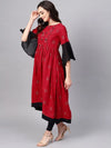 Handloom Button Embroidered Kurta