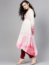 Ombre Floral Block Printed Kurta