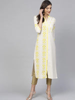 Block Printed Tassel Kurta