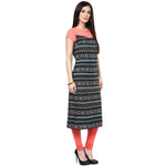 Pannkh Women's Neon Printed Kurti