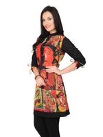 Casual 3/4 Sleeve Printed Kurti-Pk1002S