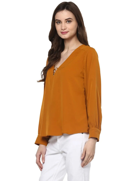 Pannkh Women's Triple Ring Top