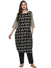 Pannkh Womens Indo Ikat Kurta