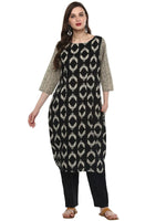 Pannkh Womens Indo Ikat Kurta