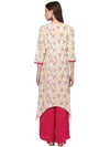 Khadi Floral Printed Kurta