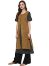 Pannkh Womens Tagai Printed Koti Style Kurta