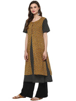 Pannkh Womens Tagai Printed Koti Style Kurta