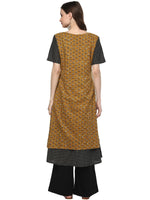 Pannkh Womens Tagai Printed Koti Style Kurta