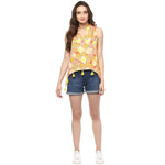 Pannkh Women's Lemon Print Top