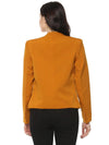 Pannkh Women's Solid Notched Blazer