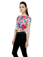 Pannkh Women's Floral Crop Top-PKT3019XS