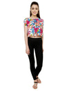 Pannkh Women's Floral Crop Top-PKT3019XS