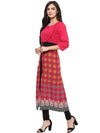 Pannkh Women's Printed Eyelit Kurta