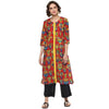 Pannkh Women's Owl Printed Pocket Kurta